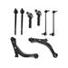2001-2004 Mazda Tribute Front Control Arm Sway Bar Link Tie Rod Kit - TRQ