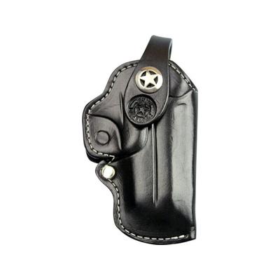 Bond Arms Belt Loop Leather Holster Bond Derringers 3.5in Right Hand Black BAHRT350BKRBTSS