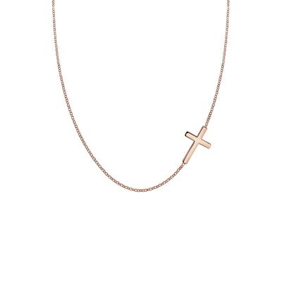 Elli - Trend Kreuz Symbol Glaube Religion 925er Silber Ketten 1 ct Damen