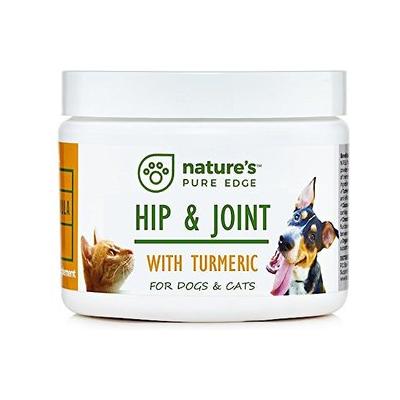 Nature's Pure Edge Hip & Joint & Tumeric Dog & Cat Supplement, 6-oz jar