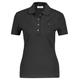 Lacoste Damen Poloshirt Slim Fit Kurzarm, schwarz, Gr. 36