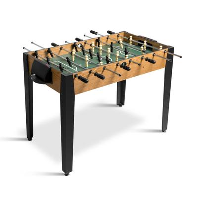 Costway 48 Inch Competition Sized Home Recreation Wooden Foosball Table-Brown