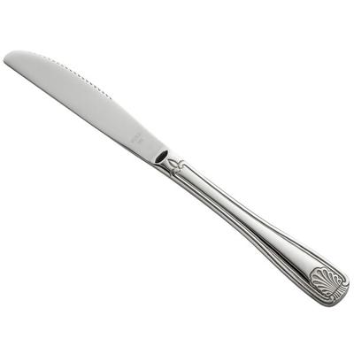 World Tableware 685 5262 Coquille 8 3/4" 18/0 Stainless Steel Heavy Weight Entree Knife - 36/Case
