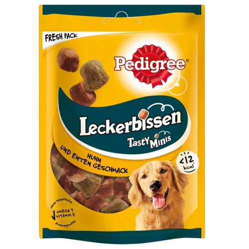 12x130/140g Leckerbissen Kau-Happen & Mini-Happen Pedigree Hundesnack