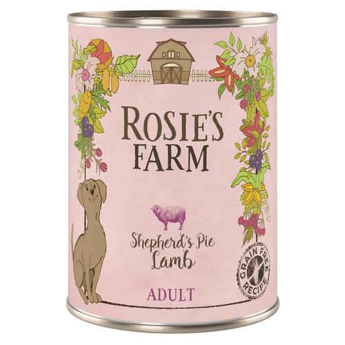 6x400g Lamm Rosie's Farm Nassfutter Hund