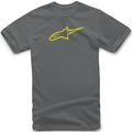 Alpinestars Ageless Classic T-shirt, grigio-giallo, dimensione M