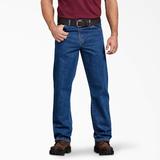 Dickies Men's Regular Fit Jeans - Stonewashed Indigo Blue Size 40 32 (9393)