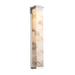 Justice Design Group Alabaster Rocks! - Pacific 48 Inch Tall 1 Light LED Outdoor Wall Light - ALR-7547W-NCKL