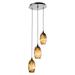 Hammerton Studio Ellisse 18 Inch 3 Light Multi Light Pendant - CHB0035-03-MB-OB-C01-E2