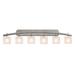 Justice Design Group Fusion - Archway 55 Inch 6 Light Bath Vanity Light - FSN-8596-30-FRCR-NCKL