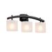 Justice Design Group Fusion - Archway 25 Inch 3 Light Bath Vanity Light - FSN-8593-30-FRCR-MBLK