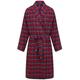 Somax Men's Lightweight Brushed Cotton Dressing Gown, Red Tartan (XXL)