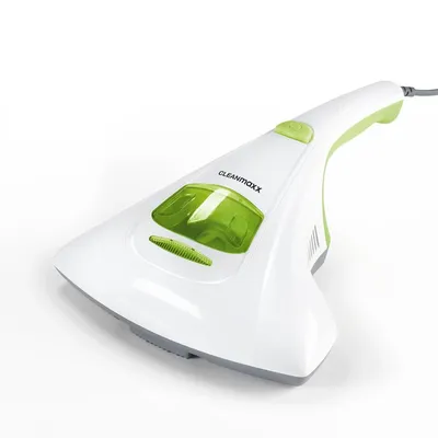 CLEANmaxx Milben-Handstaubsauger mit UV-C-Licht 300W - Weiß/Limegreen Image