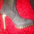 Michael Kors Shoes | Beautiful Black Suede Michael Kors Dressy Boots | Color: Black | Size: 7