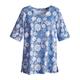 Blair Women's Print Tunic - Blue - 2XL - Womens