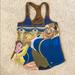 Disney Tops | Beauty And The Beast Tank Top | Color: Blue/Brown | Size: S
