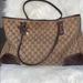 Gucci Bags | % Gucci Brown Gg Monogram Canvas Princy Tote | Color: Brown/Cream | Size: Os