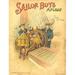 Buyenlarge 'Sailor Boys Afloat' by Lothrop Publishing Vintage Advertisement in White | 36 H x 24 W x 1.5 D in | Wayfair 0-587-21447-3C2436