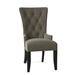 Hekman Tufted Upholstered Arm Chair Upholstered, Solid Wood in Gray | 40 H x 21 W x 27.5 D in | Wayfair 7W2A5Y6GD5624084