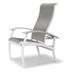 Red Barrel Studio® Hinch Patio Dining Chair Sling in White | 39 H x 28.5 W x 30 D in | Wayfair 8770B669C79347D9BB16A74CAAB5C57B