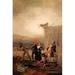 Buyenlarge 'Comicos Ambulantes' by Francisco Goya Painting Print in Brown | 30 H x 20 W in | Wayfair 0-587-26401-2C2030