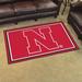 Gray Rectangle 3'10" x 6' Indoor Area Rug - FANMATS NCAA Rug Nylon | Wayfair 6652