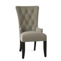 Hekman Tufted Upholstered Arm Chair Upholstered, Solid Wood in Gray | 40 H x 21 W x 27.5 D in | Wayfair 7W2A5Y6GD1536091