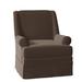 Armchair - Paula Deen Home 33" Wide Swivel Down Cushion Armchair Polyester in Brown | 38 H x 33 W x 37 D in | Wayfair