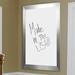 Rayne Mirrors Wall Mounted Whiteboard Wood/Manufactured Wood in Brown | 66 H x 24 W x 2 D in | Wayfair W03/18.5-60.5