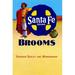 Buyenlarge 'Sante Fe Brand Brooms' Vintage Advertisement in Blue/Red | 42 H x 28 W x 1.5 D in | Wayfair 0-587-23382-6C2842