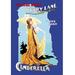 Buyenlarge Cinderella at the Theatre Royal Drury Lane by Arthur Benjamin Helsby Vintage Advertisement in Blue/Yellow | 30 H x 20 W in | Wayfair