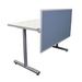 OBEX Acoustical Desk Mounted Privacy Panel | 24 H x 30 W x 0.63 D in | Wayfair 24X30A-A-TW-SS