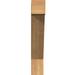 Ekena Millwork Traditional Block Bracket Wood in Brown | 20 H x 6 W x 20 D in | Wayfair BKT04X20X20TRA05SWR
