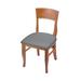 Holland Bar Stool Side Chair Wood/Upholstered in Gray/Yellow | 35 H x 18 W x 21 D in | Wayfair 316018Med007