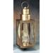 George Oliver Maggard 1-Light Outdoor Wall Lantern Brass in Black | 22.5 H x 8 W x 7 D in | Wayfair A6E9C204C89C429190B504EC96AA2B7F