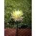 Arlmont & Co. Lavatrice Artificial Flower Garden Stake Metal in Yellow | 24 H x 3.15 W x 3.15 D in | Wayfair 62D3FFA91AA74525BB8931A945ED75B2