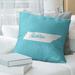 East Urban Home Pillow Polyester/Polyfill/Cotton Blend in Green/Blue | 16 H x 16 W x 3 D in | Wayfair 4F60CCF4648D47919EFD0DD47FC42228