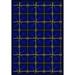 Blue 92 x 0.5 in Area Rug - Sports Saint Andrews by Joy Carpets Area Rug Nylon | 92 W x 0.5 D in | Wayfair 1524D-03