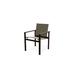 Telescope Casual Tribeca Café Stacking Patio Dining Chair Sling in Black | 34 H x 24 W x 24.5 D in | Wayfair 1T7K75301