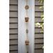 Bungalow Rose Buddha Pure Copper Rain Chain Copper in Brown | 102 H x 3.5 W x 3.5 D in | Wayfair F1AE93898BCD432390542B2E8AB97F30