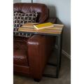 Union Rustic Cammi Frame End Table Wood/Metal in Black/Brown | 26 H x 11 W x 20 D in | Wayfair 1712EF1373E94636924DD81D7FF69E02