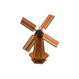 Rosalind Wheeler Donte Pressure Treated Dutch Windmill Wood in Brown | 74 H x 24 W x 24 D in | Wayfair 7AC48EAA6CB1437E8C453195A78DC341