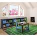 Green 64 x 0.5 in Area Rug - Joy Carpets Sports Football Fun Tufted Rug Nylon | 64 W x 0.5 D in | Wayfair 1471C