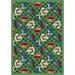 Gray 46 x 0.5 in Rug - Joy Carpets Just for Abstract Tufted Green Area Rug, Nylon | 46 W x 0.5 D in | Wayfair 1461B-02