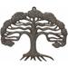 Red Barrel Studio® Celtic Tree of Life Cast Iron Wall Décor Metal in Brown/Gray | 8.25 H x 10 W x 0.5 D in | Wayfair