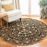 Black 48 x 0.25 in Area Rug - Fleur De Lis Living Brayton Oriental Handmade Wool Area Rug Wool | 48 W x 0.25 D in | Wayfair