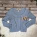 Free People Sweaters | 4/$20 Free People Embellished Blue Sweater Tlc | Color: Blue | Size: Xs
