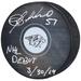 Dante Fabbro Nashville Predators Autographed Hockey Puck with "NHL Debut 3/30/19" Inscription