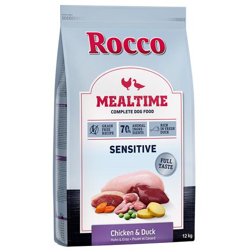 12kg Rocco Mealtime Trockenfutter Sensitive Huhn & Ente