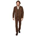 Joe Browns Mens Linen Blend Stripe Blazer Brown 48